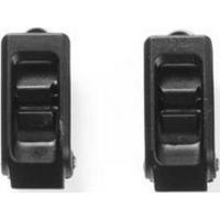 Верхняя бакля NOW Alu ANKLE Buckle Pair black (пара)