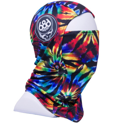 Балаклава 686 DELUXE HINGED BALACLAVA GRATEFUL DEAD BLACK TIE DYE