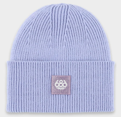 Шапка 686 ж BIG CUFF BEANIE PURPLE IMPRESSION