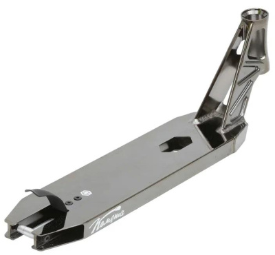 Дека для трюкового самоката Комета Лотос 4.75 x 49 черный хром от магазина Адреналин