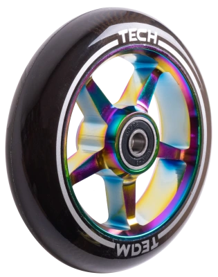 Колесо для ТРЮКОВОГО самоката TechTeam  110*24 мм, Scout neo-chrome от магазина Адреналин