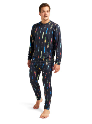 Термобелье кофта Burton MB MDWT CREW HISTORY OF SB BLACK