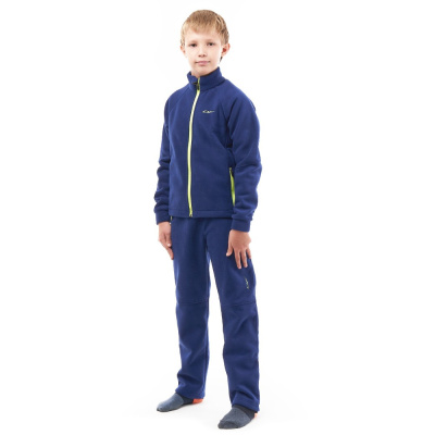 Подростковый флисовый костюм Dragonfly Indigo Yellow Подростковый флисовый костюм Dragonfly Indigo Yellow