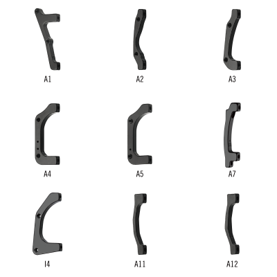 Адаптер дискового тормоза Tektro A12 передний для вилки с PM180, совместим с передним ротором 203мм, от магазина Адреналин