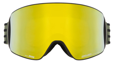 Очки горнолыжные со сменной МАГНИТНОЙ линзой Salice 106DARWF Black/Gold DARW Gold + Light radium  от магазина Адреналин