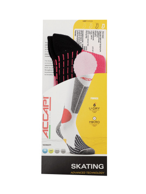 Картинка Носки для роликовых коньков детские Accapi Skating Jr Pink/Black  от магазина Адреналин Носки для роликовых коньков детские Accapi Skating Jr Pink/Black  от магазина Адреналин