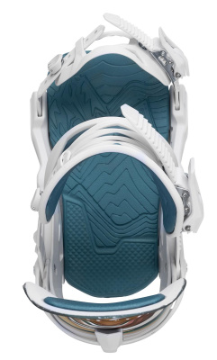 Крепления для сноуборда женские Jones Women's Aurora Annie Brace Deep Purple/White от магазина Адреналин