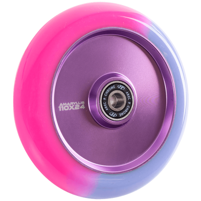Колесо для ТРЮКОВОГО самоката TechTeam 110 мм, Amarillis purple-pink от магазина Адреналин