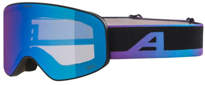 Очки горнолыжные Alpina Fernie Q-Lite Black-Oil Matt/Q-Lite Blue S2