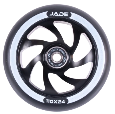 Колесо для ТРЮКОВОГО самоката TechTeam  110*24 мм, Jade, black