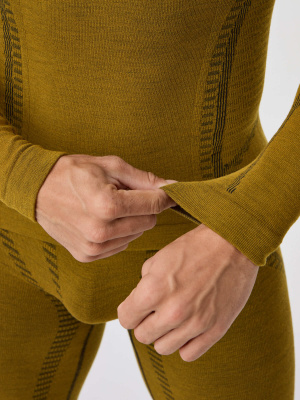 Термобелье Accapi кофта длинный рукав Ergowool Long Sleeve Shirt Mustard/Black от магазина Адреналин