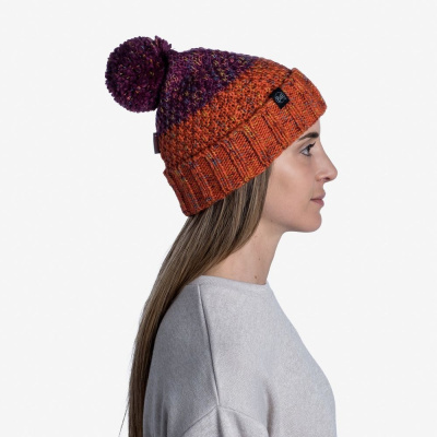 Шапка Buff Knitted & Fleece Band Hat Janna Fuchsia