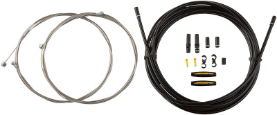 Комплект тормозных тросов с оплетками JAGWIRE UCK802, Universal Sport XL Brake Kit красный от магазина Адреналин