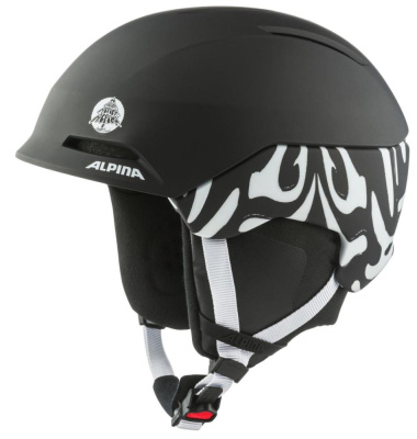Горнолыжный шлем Alpina Nax Litoff Black White