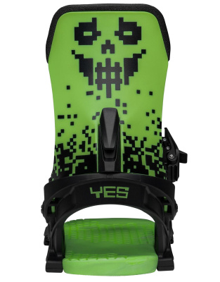 Крепления для сноуборда YES Select Eiki Green Glow от магазина Адреналин