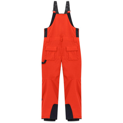 Полукомбинезон сноубордический 686 MNS 20K HOT LAP SHELL BIB TRUE RED COLORBLOCK от магазина Адреналин