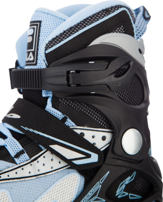 Роликовые коньки женские FILA LEGACY COMP LADY black/lightblue