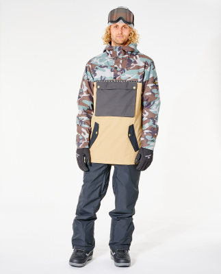 Куртка сноубордическая-анорак M RipCurl PRIMATIVE ANORAK JACKET DarkKhaki