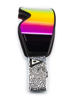 Горнолыжные очки со сменной линзой на магнитах ASHBURY A12 Miller (PINK MIRROR/YELLOW) от магазина Адреналин