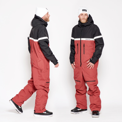 Комбинезон мужской ONESKEE Mark VII Black/Burgundy