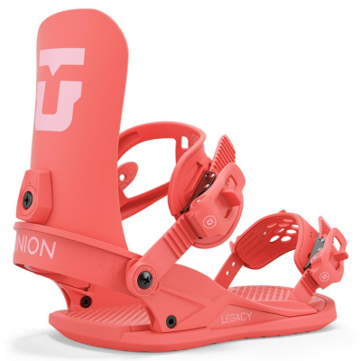 Крепления для сноуборда женские Union LEGACY Coral