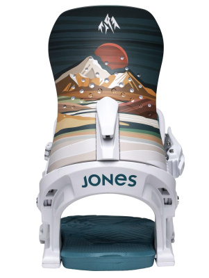 Крепления для сноуборда женские Jones Women's Aurora Annie Brace Deep Purple/White от магазина Адреналин