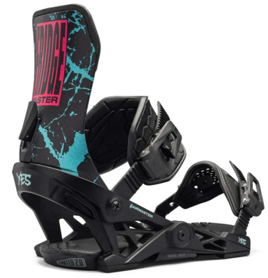 Крепления для сноуборда YES Airmaster Fridge Black 