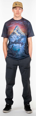Футболка сноубордическая Jones Tee Ama Dablam SS Dark Gray Футболка сноубордическая Jones Tee Ama Dablam SS Dark Gray