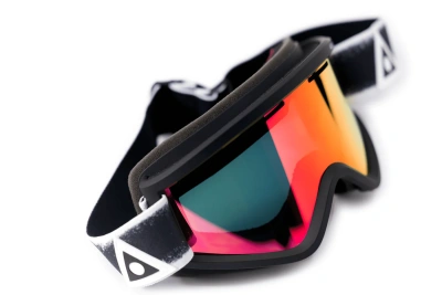 Горнолыжные очки со сменной линзой ASHBURY BLACKBIRD MAYDAY (PINK MIRROR LENS/YELLOW SPARE) от магазина Адреналин