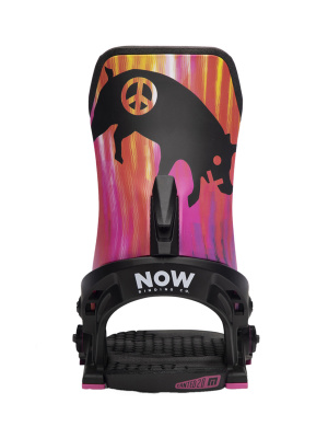 Картинка Крепления для сноуборда NOW YES collab Black/Pink от магазина Адреналин Крепления для сноуборда NOW YES collab Black/Pink от магазина Адреналин