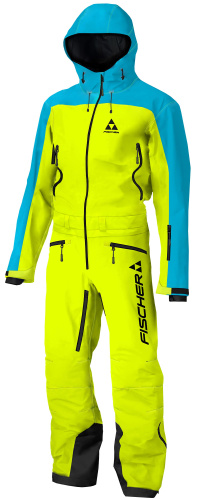 Женский горнолыжный комбинезон Fischer Alpine (неон)